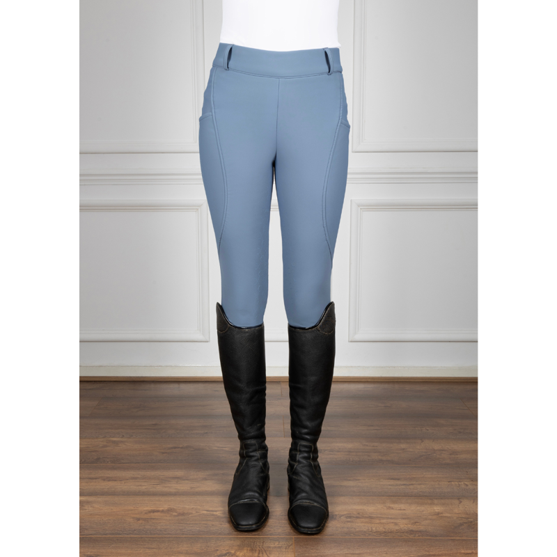 Coldstream Balmore Thermal Riding Tights - Blue-5