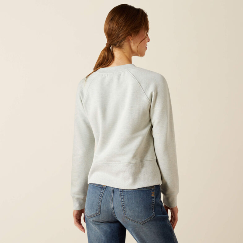 Ariat Women's Martine Sweatshirt - Heather Grey-1