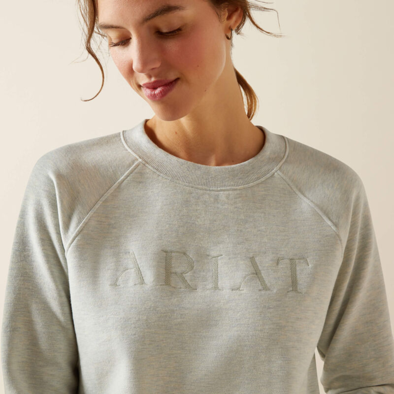 Ariat Women's Martine Sweatshirt - Heather Grey-2
