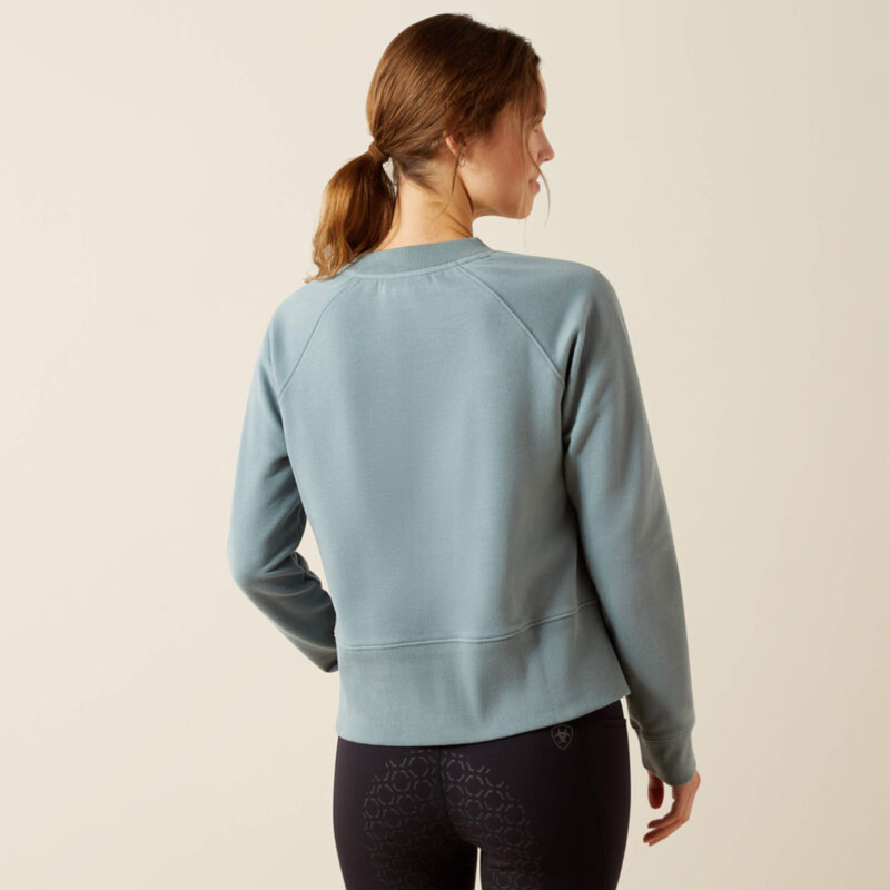 Ariat Women's Martine Sweatshirt - Steel Sage-1