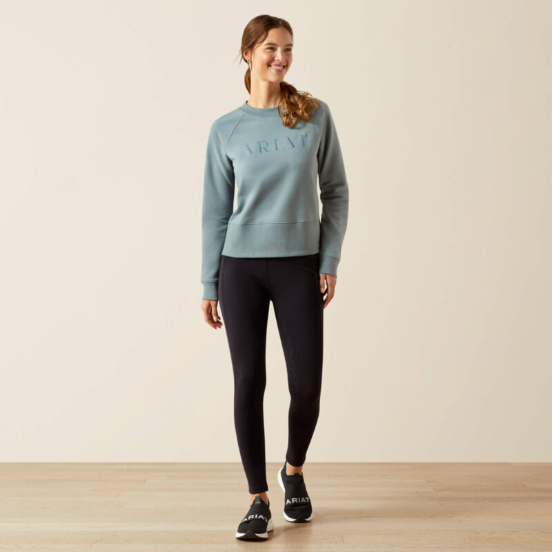 Ariat Women's Martine Sweatshirt - Steel Sage-3