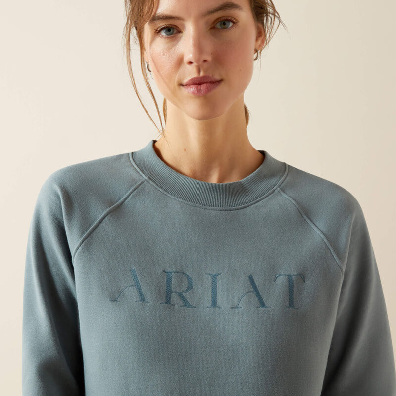 Ariat Women's Martine Sweatshirt - Steel Sage-2