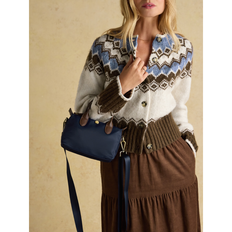 Joules Edie Mini Cross Body Bag - Navy-6
