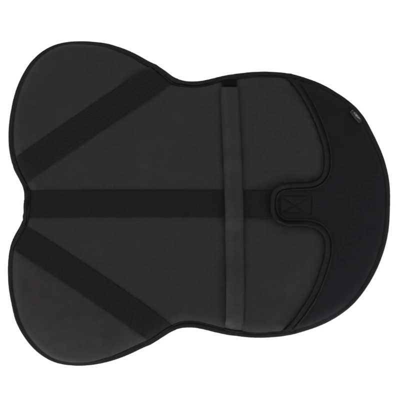 QHP Memory Foam Saddle Seat Cover - Black - L-2