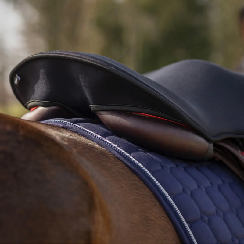 QHP Memory Foam Saddle Seat Cover - Black - L-3