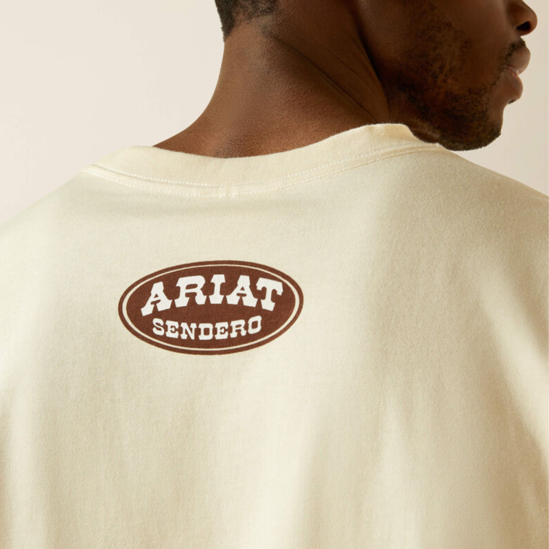 Ariat Men's Sendero Slow Horse T-Shirt - Sandshell-2