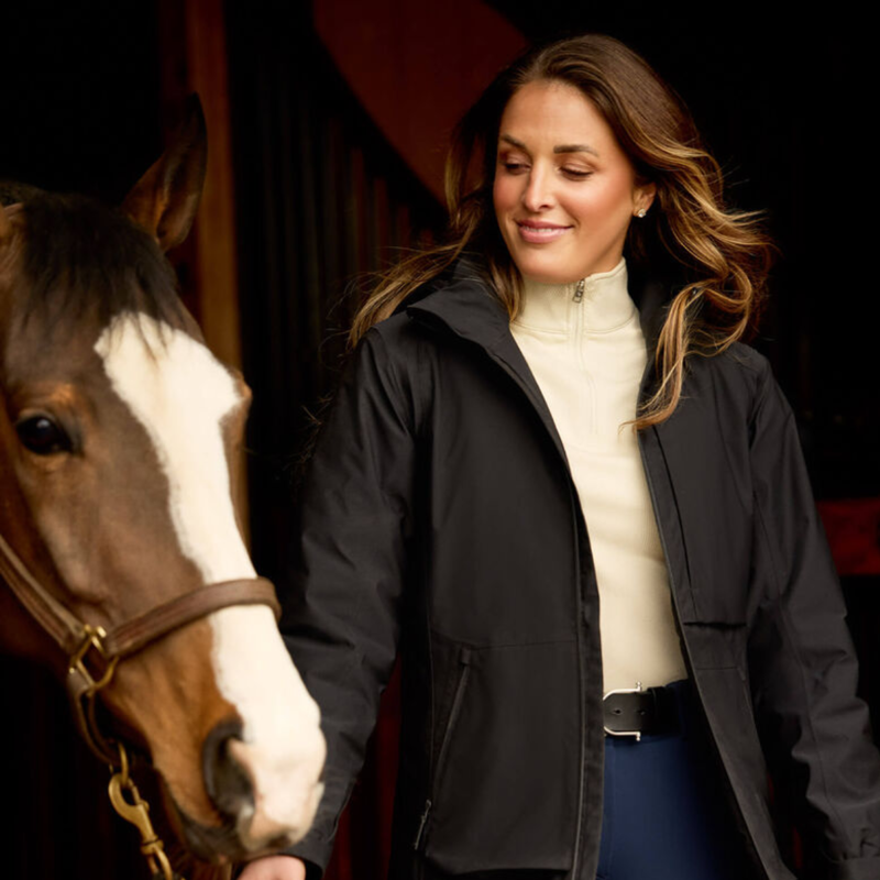 Ariat Women's Lucent 1/4 Zip Base Layer - Pelican-5