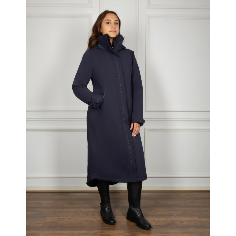 Coldstream Maxton Long Waterproof Coat - Navy-1