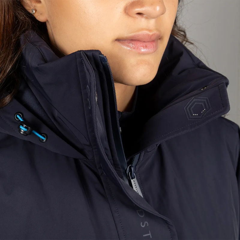 Coldstream Maxton Long Waterproof Coat - Navy-5