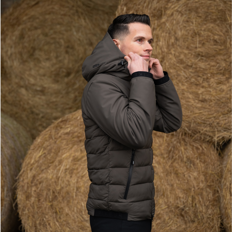 Pikeur Men's Hybrid  Jacket - Deep Khaki-4