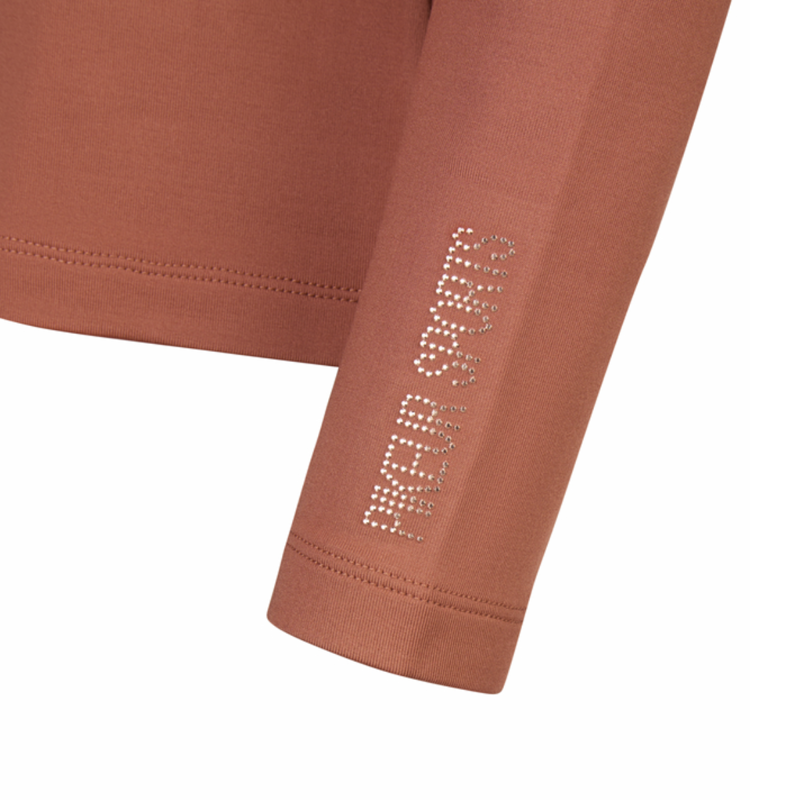 Pikeur Ladies Sports Studs Shirt - Rose Wood-2