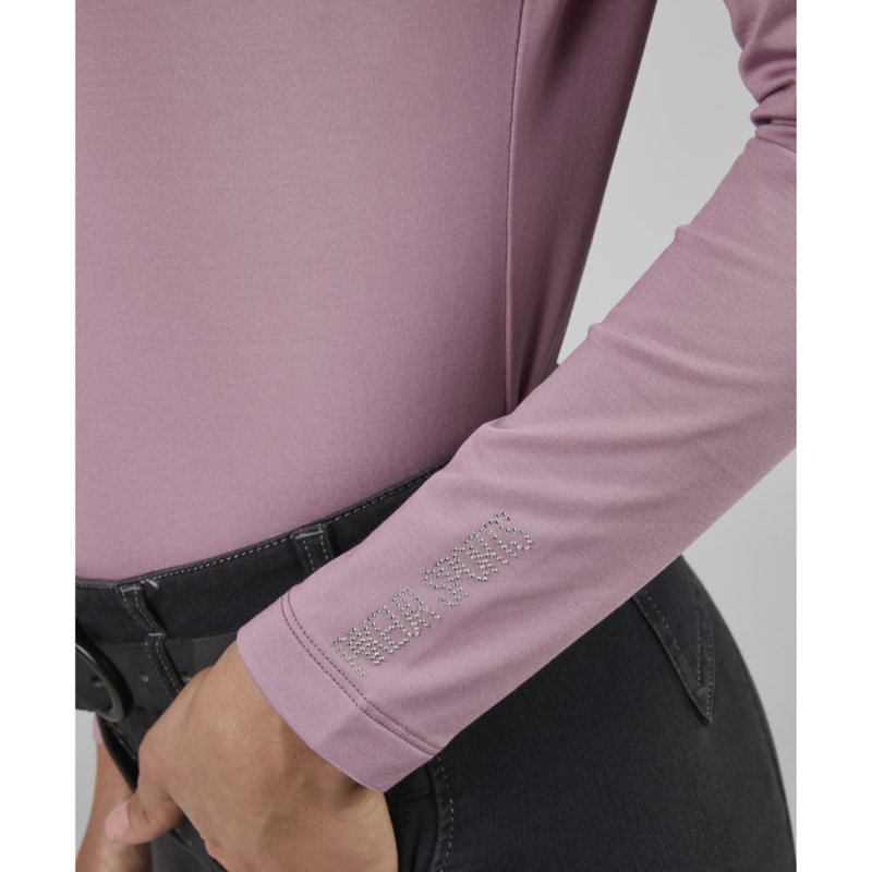 Pikeur Ladies Sports Studs Shirt - Berry Blush-4