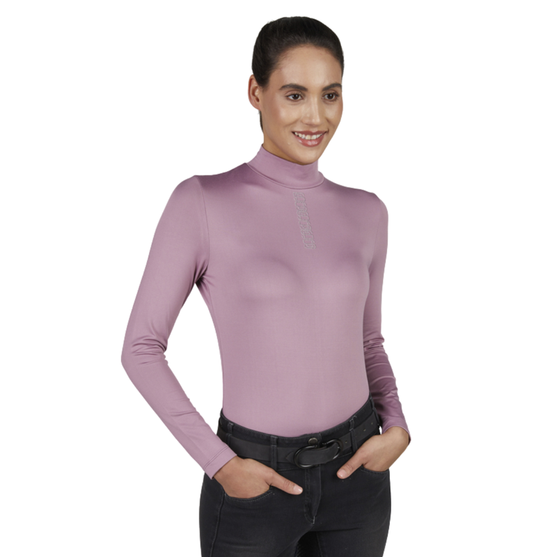 Pikeur Ladies Sports Studs Shirt - Berry Blush-5