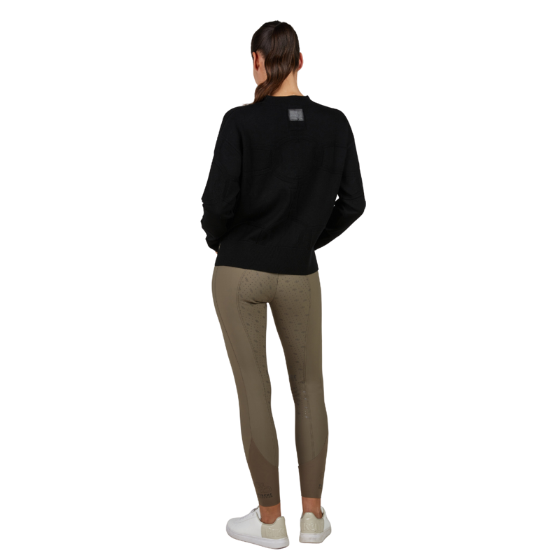Pikeur Ladies Knitted Pullover - Black-5