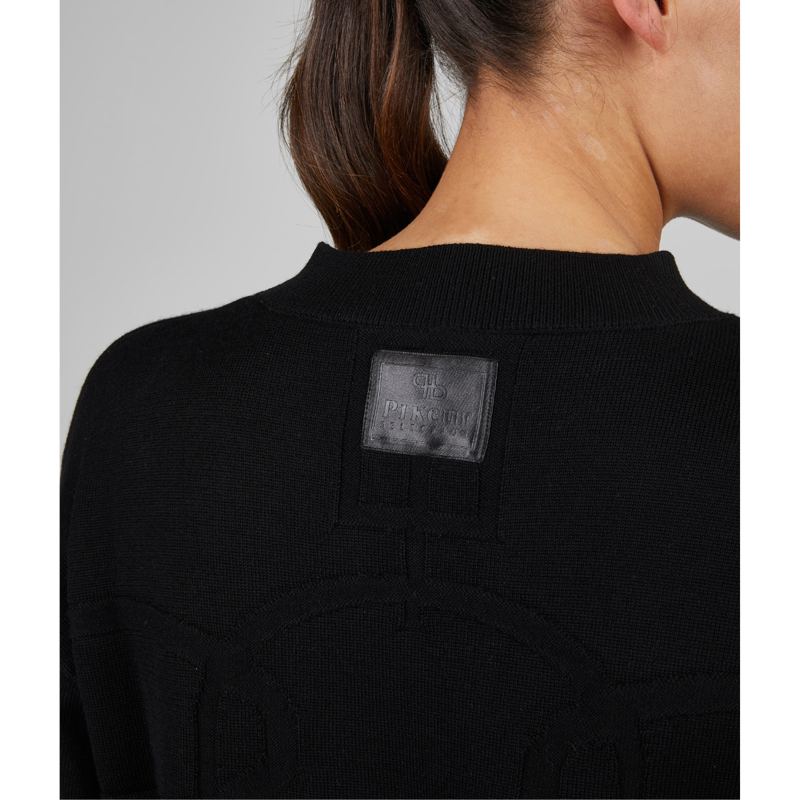 Pikeur Ladies Knitted Pullover - Black-2