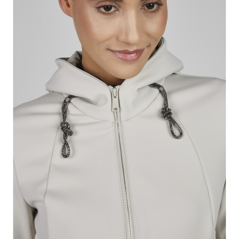 Pikeur Women's Fleece Jacket - Pale Grey-2