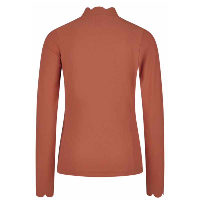 Pikeur Ladies Rip Shirt - Rose Wood-1