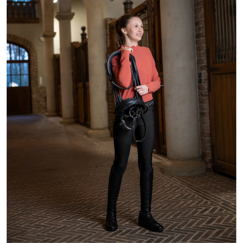 Pikeur Ladies Rip Shirt - Rose Wood-5