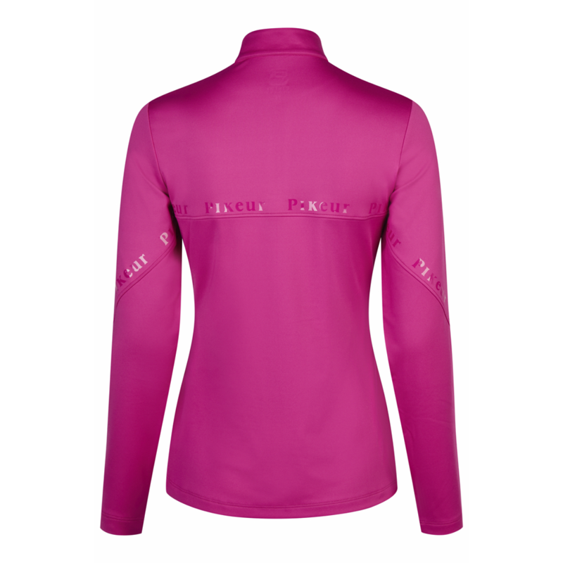 Pikeur Ladies Zip Shirt - Blaze Berry-1