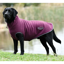 WeatherBeeta ComFiTec Fleece Zip Dog Coat - Maroon/Grey