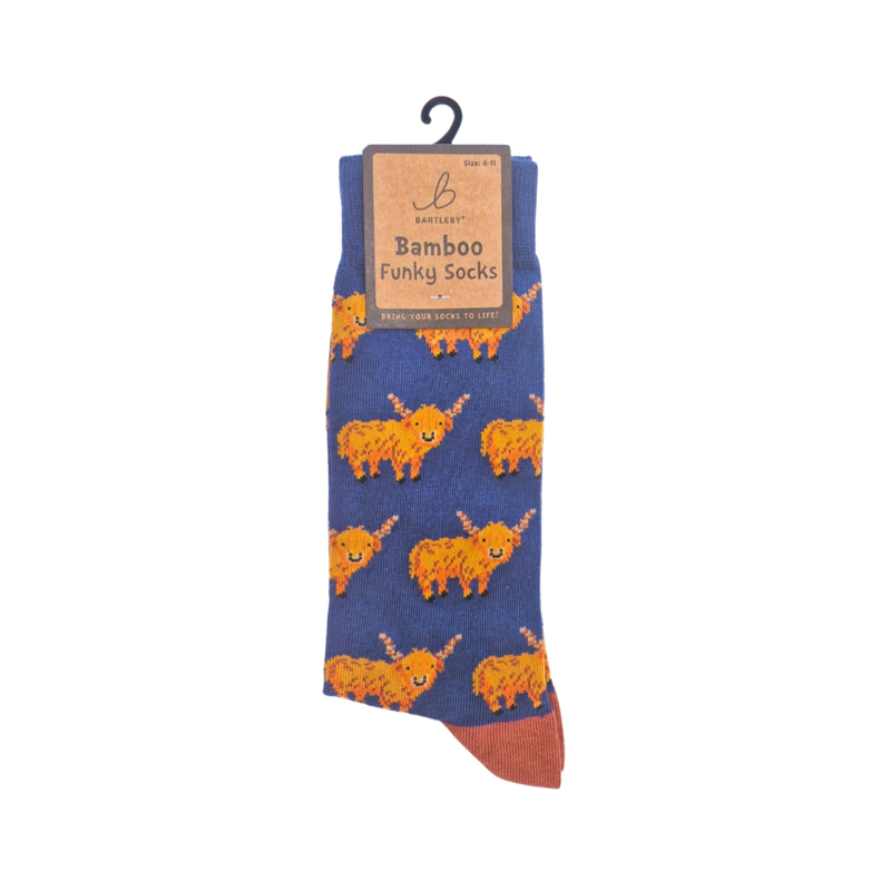 Bartleby Men's Funky Bamboo Socks-1