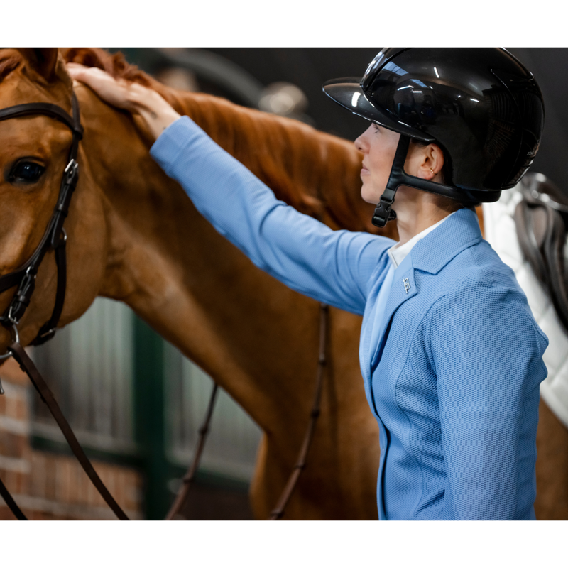 AA by Horseware Platinum MotionLite Competition Jacket - Sicilian Blue-2