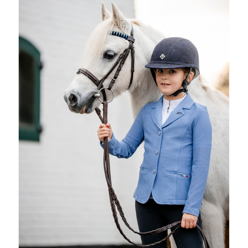 AA by Horseware kids MotionLite Competition Jacket - Sicilian Blue-3