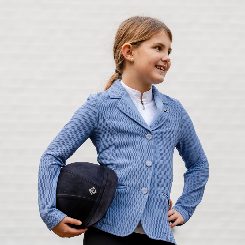 AA by Horseware kids MotionLite Competition Jacket - Sicilian Blue-2