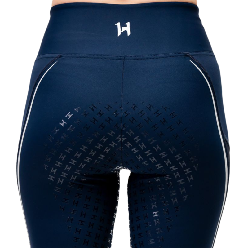 Horseware Formfit Full Seat Riding Tights - Core Navy-2