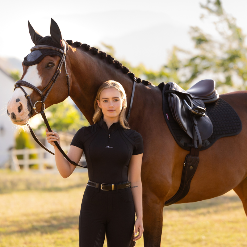 LeMieux Cotton GP Square - Black-2