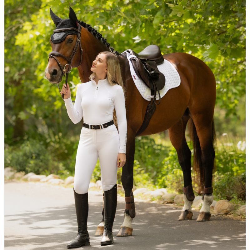LeMieux Cotton GP Square - White-3