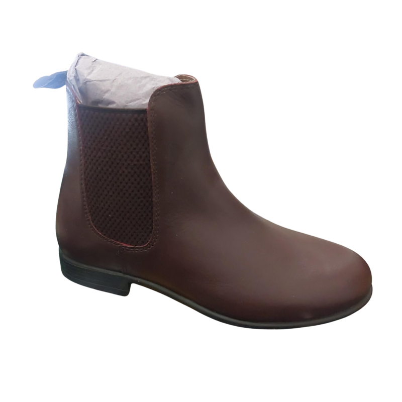 Supreme Products Adults Show Ring Jodhpur Boots - Mahogany-1