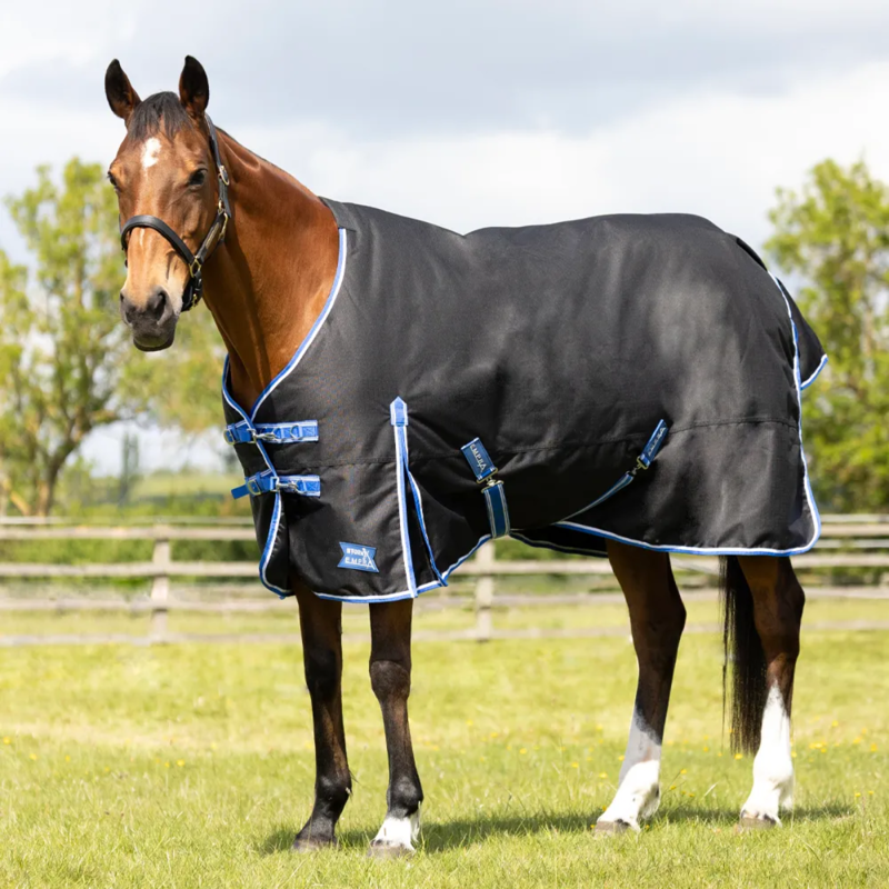 Hy StormX Empra Extra 100g Turnout Rug - Black-1