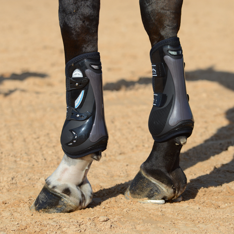 Veredus Olympus Vento Front Tendon Boot - Black-2