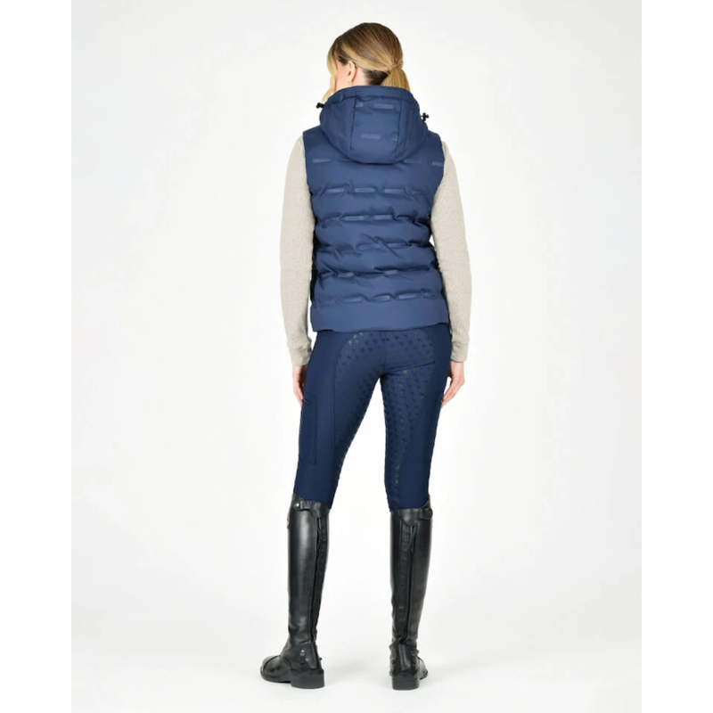 WeatherBeeta Ladies Hapur Heat Seal Quilted Vest - Navy Iris-2
