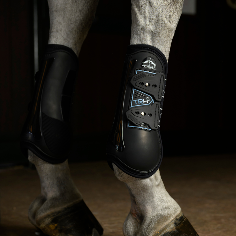 Veredus TRPro H5 Front Tendon Boots - Black-1