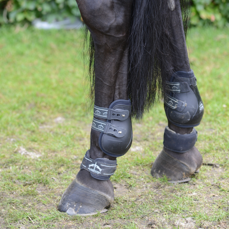 Veredus Pro Jump Elastic Fetlock Boots - Black-1