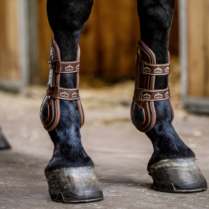 Veredus Carbon Gel Absolute Front Tendon Boot - Brown-5