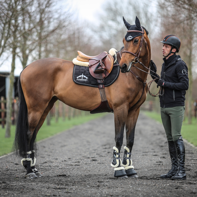 Veredus Save The Sheep Carbon Gel Vento Front Tendon Boot - Black-13