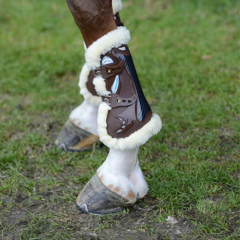 Veredus Save The Sheep Carbon Gel Vento Front Tendon Boot - Brown-1