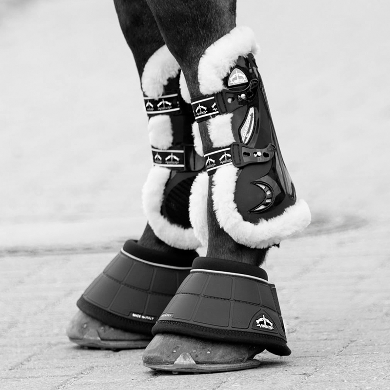 Veredus Save The Sheep Carbon Gel Vento Front Tendon Boot - Black-2