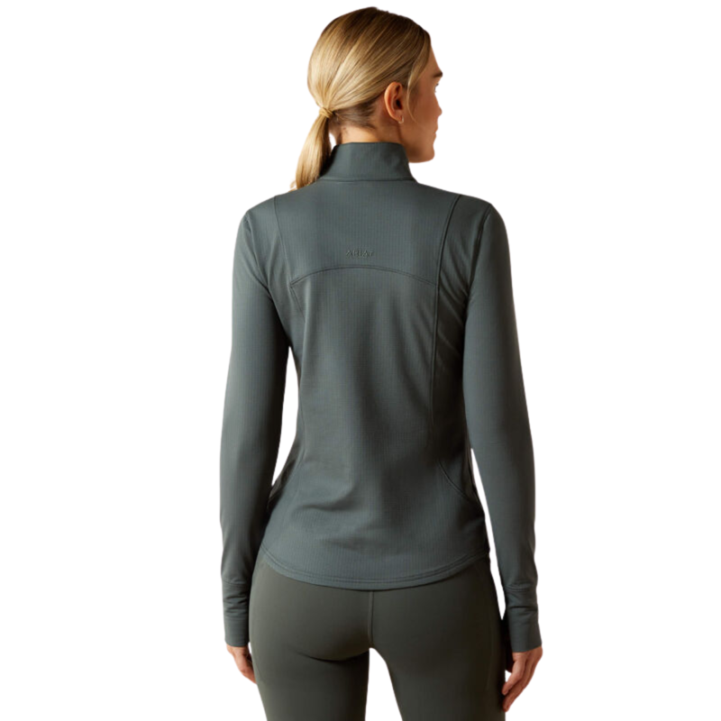 Ariat Women's Gridwork 2.0 1/4 Zip Baselayer - Urban Chic-1