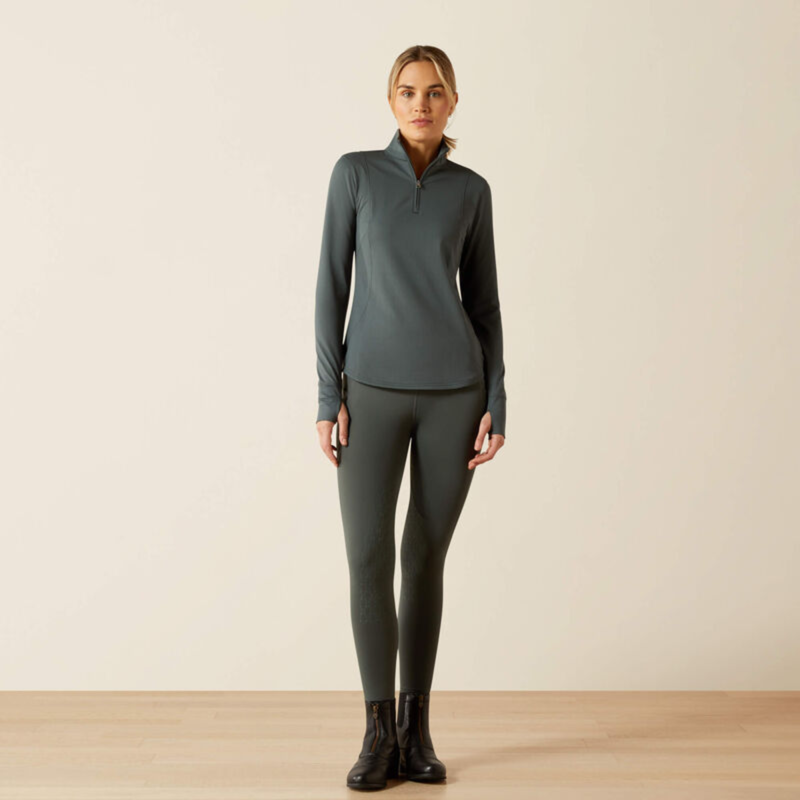Ariat Women's Gridwork 2.0 1/4 Zip Baselayer - Urban Chic-3