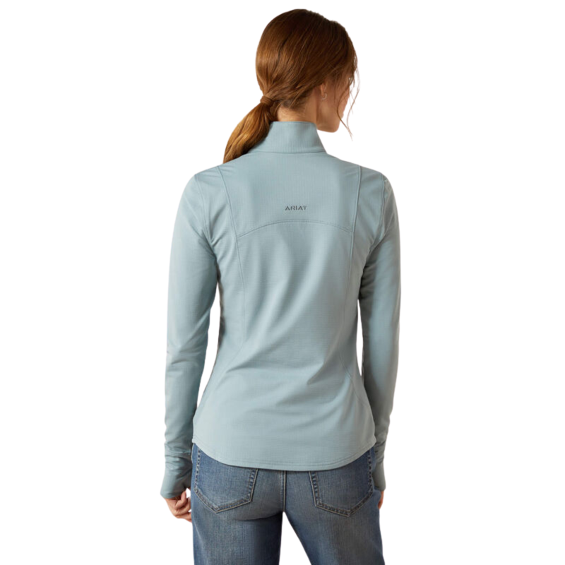 Ariat Women's Gridwork 2.0 1/4 Zip Baselayer - Lead-1