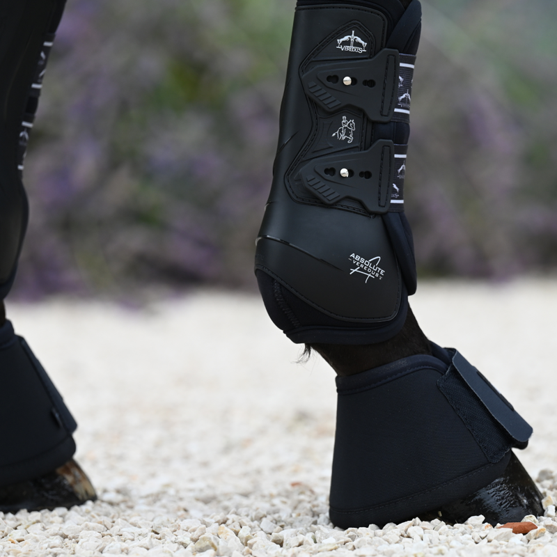 Veredus Absolute Front Elastic Dressage Boot - Black-3