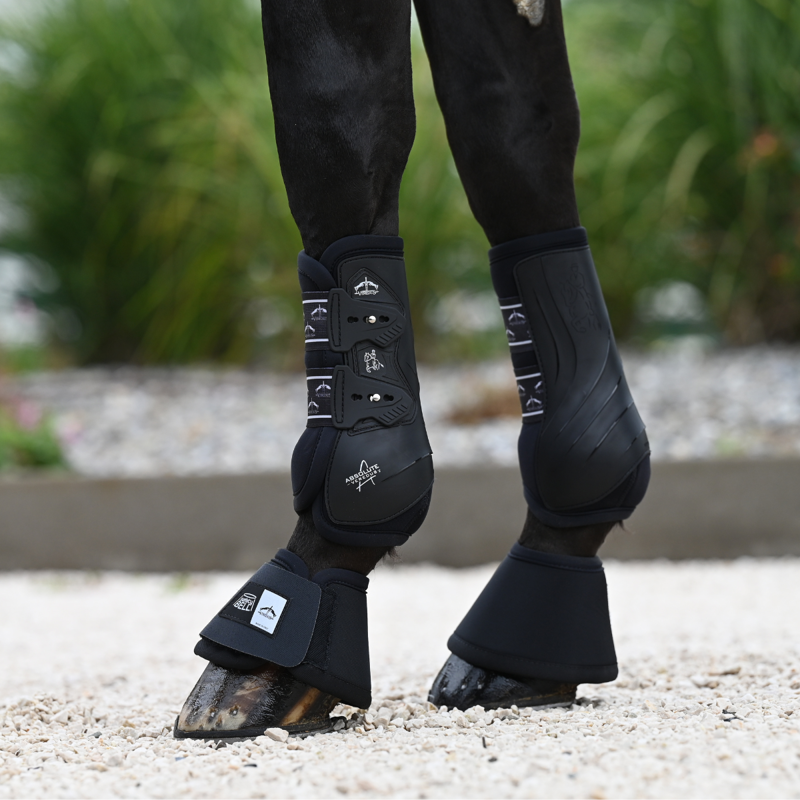 Veredus Absolute Front Elastic Dressage Boot - Black-1