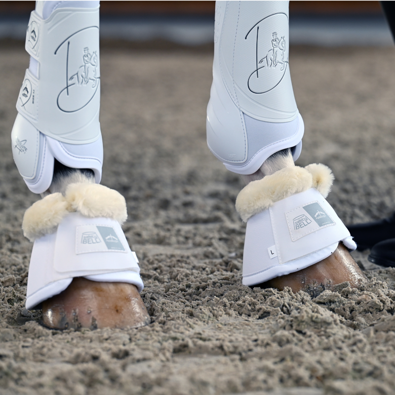 Veredus Absolute Front Velcro Dressage Boot - White-2