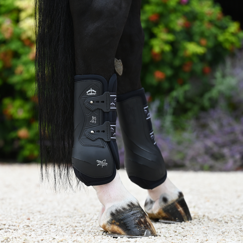Veredus Absolute Rear Elastic Dressage Boot - Black-1