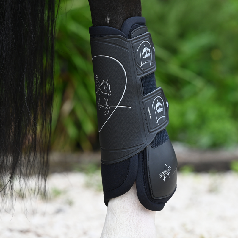 Veredus Absolute Rear Velcro Dressage Boot - Black-1