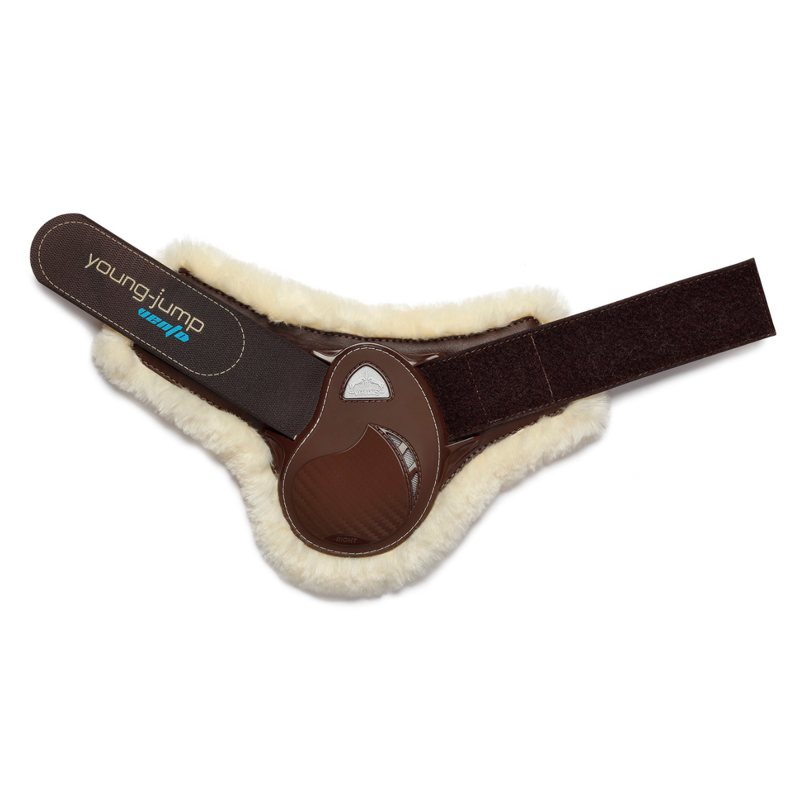 Veredus Save the Sheep Young Jump Vento Fetlock Boots - Brown-2